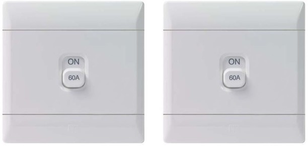 Cbi Plug Switch Stove Isolator 2P 4X4 White 40 A Manual  Electrical Switch