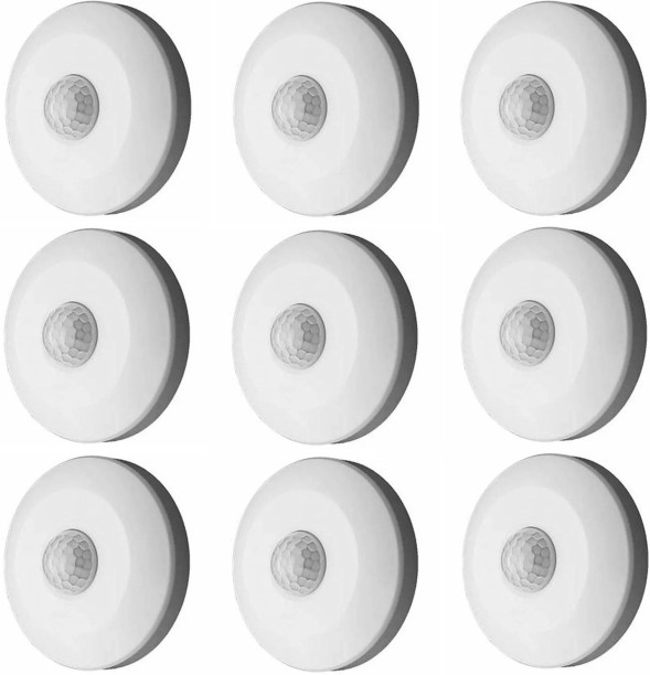 FiveStar 9 Units Of Infrared Motion Sensor Switch PIR 360° Detection Range, AC220~240V. For Various Automation Applications. Collections Allowed. 3 A Automatic  Electrical Switch