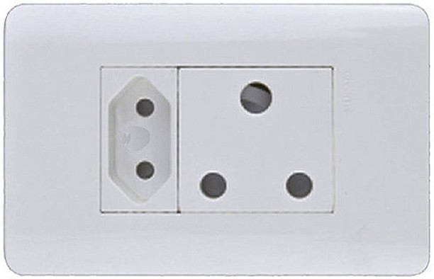 Alphacell Switched wall socket 4x2 luxury 16a+ new 16a 16 A Manual  Electrical Switch
