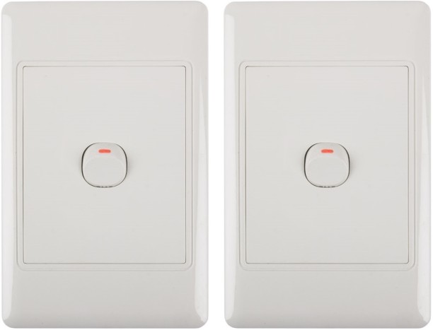 Nexus Light Switch With Cover 16Amp 4X2 1 Way 1L 5 A Manual  Electrical Switch