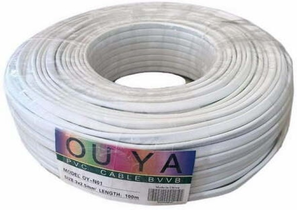 OUYA PVC 0 sq mm White 100 m Wire