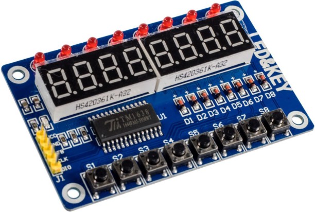 TM1638 LED display module 8-bit digital tube Electronic Components Electronic Hobby Kit