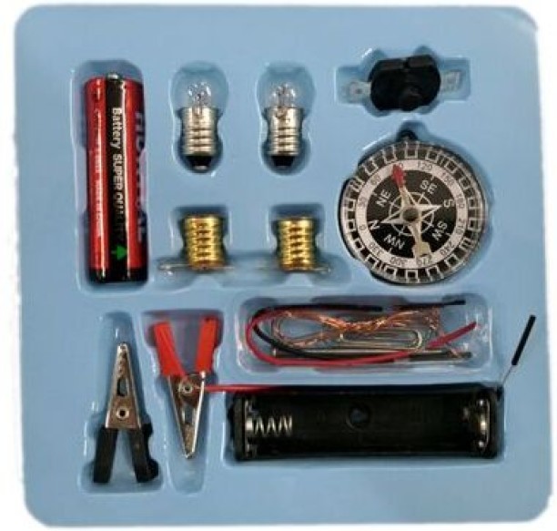 Generic Electronic Science Project Experiment Kit With Compass for Kids-Set of 4 Electronic Components Electronic Hobby Kit