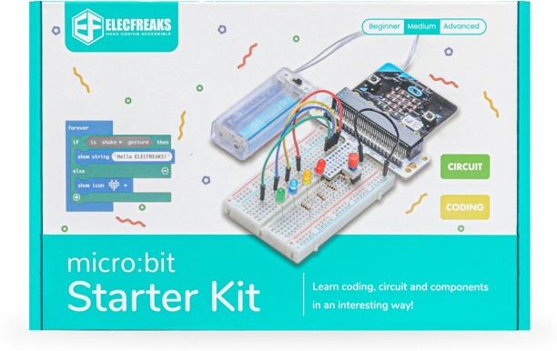 ELECFREAKS BBC micro:bit Starter Kit Power Supply Electronic Hobby Kit