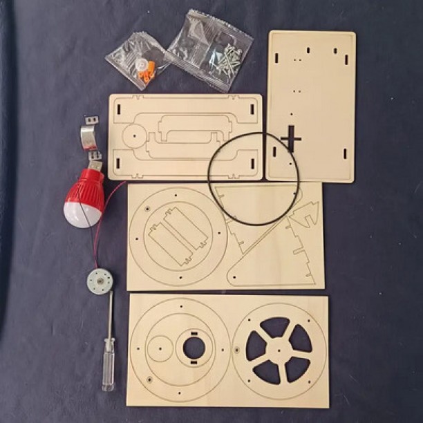 generator Hand Cranked Educational Electronic Hobby Kit