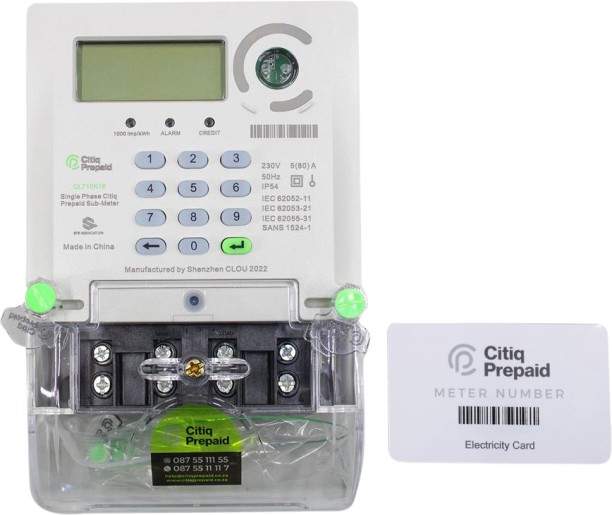 CITIQ Single Phase Pre Paid Electricity Sub Meter Preset Electronic Timer Switch