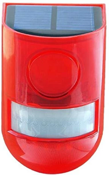 Generic New Solar Infrared Motion Sensor Alarm with 110Db Siren Strobe Light Solar Light Set
