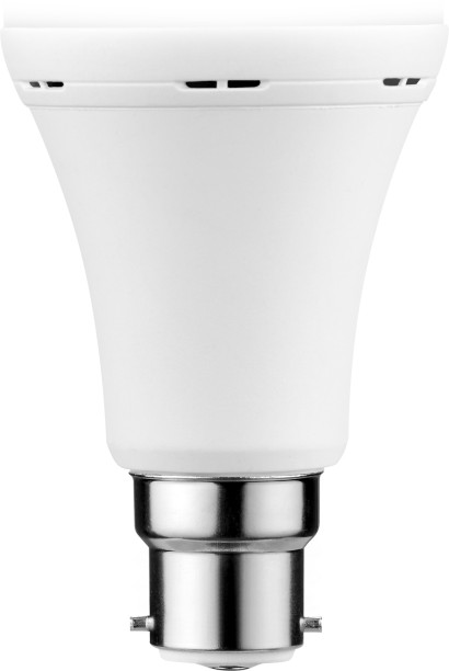 Switched 5W A60 Rechargeable B22 LED Light Bulb Cool White -3 Pack Bulb Emergency Light