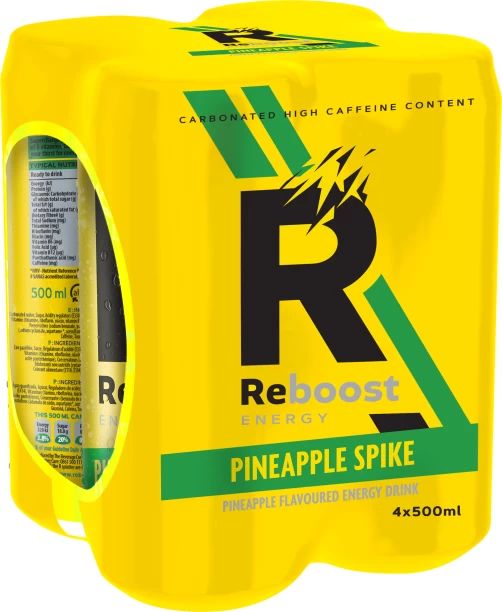 Reboost Pineapple Spike Energy Drink