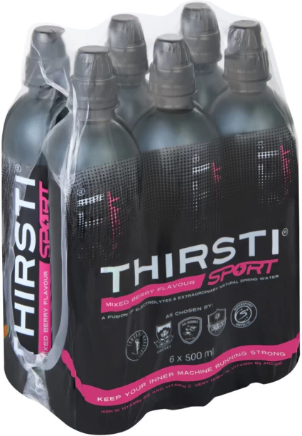 Thirsti A Fusion Of Electrolytes & Extraordinary Natural Spring Water Sports Drink