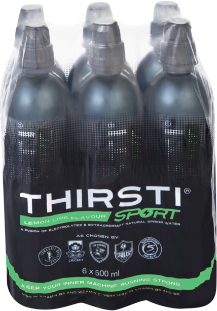 Thirsti A Fusion Of Electrolytes & Extraordinary Natural Spring Water Sports Drink