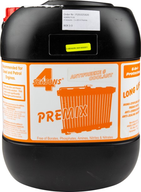 4 Seasons Anti-Freeze 50% Premix Engine Oil Additive