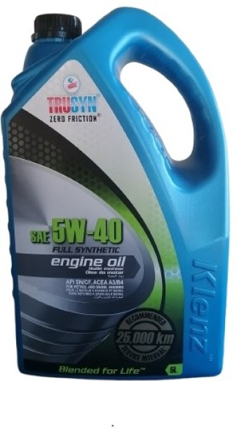 KLENZ 5W40 ENGINE OIL 5L Engine Oil Additive