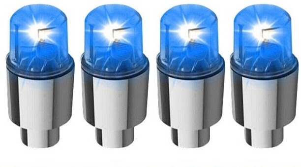 Umlozi Wheel, Tire Valve Led Light - 4 Pack - Blue Valve Air supply Aluminium