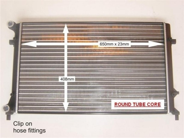 PLEXUS Radiator VW Golf 5 & 6 07+ Radiator Air Guard Aluminium