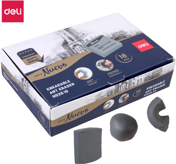 Deli Stationery Eraser Non Toxic Eraser