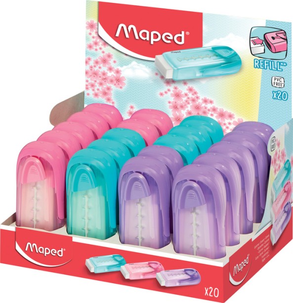 Maped Eraser Gom Stick Pastel Non Toxic Eraser