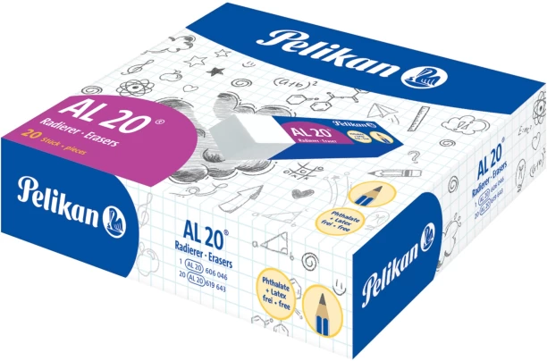 Pelikan Plastic Eraser Al 20 Non Toxic Eraser