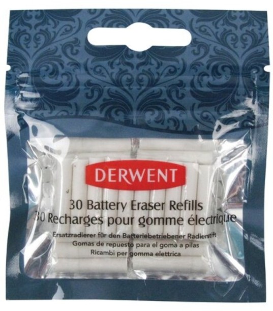 Derwent battery eraser refills Eraser