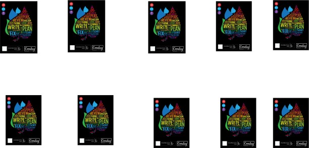 Croxley JD566 80 Sheet Exam Pad Punched A4 Pack of 10 Examination Pad