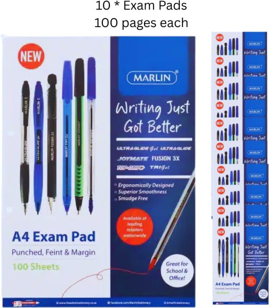 Marlin 10 Bulk Pack (100 pages each) Examination Pad