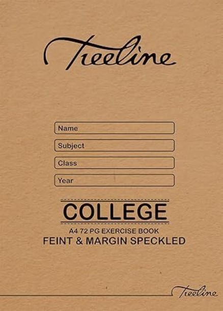 Treeline College Exercise Books 72 pg Examination Pad