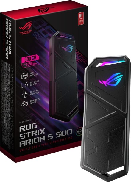 Asus 90DD02I0-M09000 ROG Strix Arion S500 SSD 500 GB External Solid State Drive (SSD)