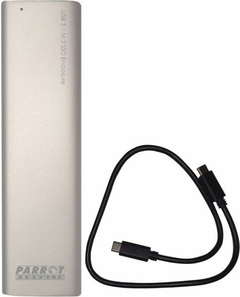 PARROT External Storage M.2 SATA Portable Type C 256 GB External Solid State Drive (SSD)