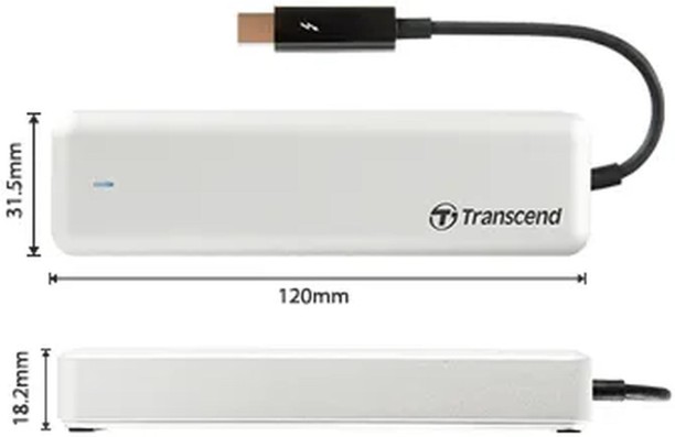 Transcend TS960GJDM855 Jetdrive 855 Nvme Pci-3 SSD Kit Mac 960 GB External Solid State Drive (SSD)
