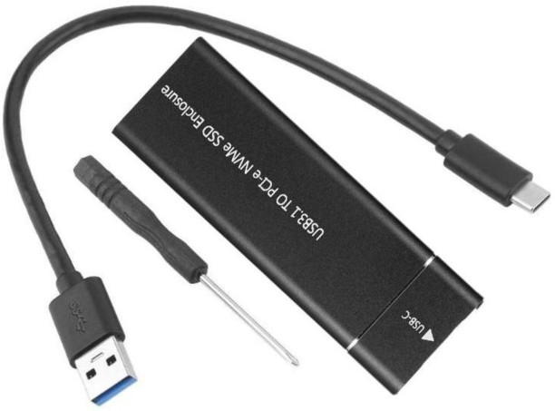 MICROWORLD USB3TONVME 10 GB External Solid State Drive (SSD)