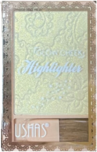 ushas ES3736B Glow Cheek Highlighter With Brush 15 g
