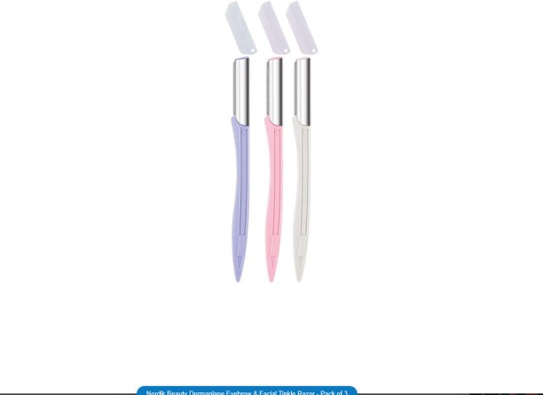 Dermaplane Eyebrow & Facial Tinkle Razor - Pack of 3 200 g