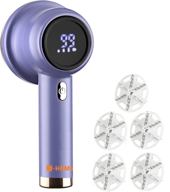 X-HOME Electric Lint Remover with 5 Extra Blades Handheld Fabric Steamer