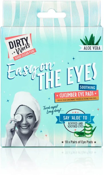 Dirty Works Easy on The Eyes Soothing Cucumber Eye Pads Face Wash