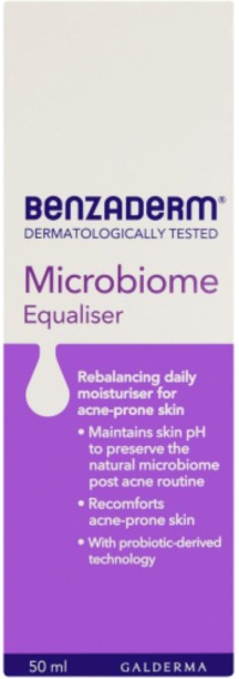 Benzaderm Microbiome Equalising Moisturiser 50ml Face Wash