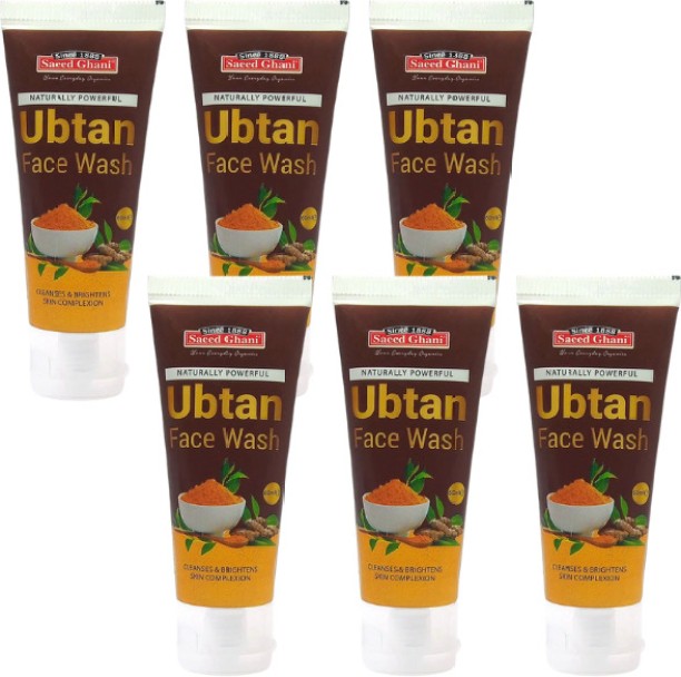 Saeed Ghani Ubtan  Pack of 6 Face Wash
