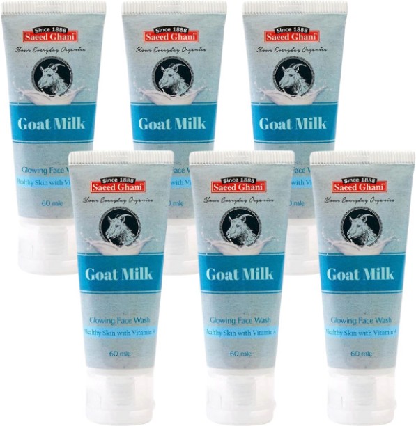 Saeed Ghani Goat Milk Glowing  Pack of 6 Face Wash