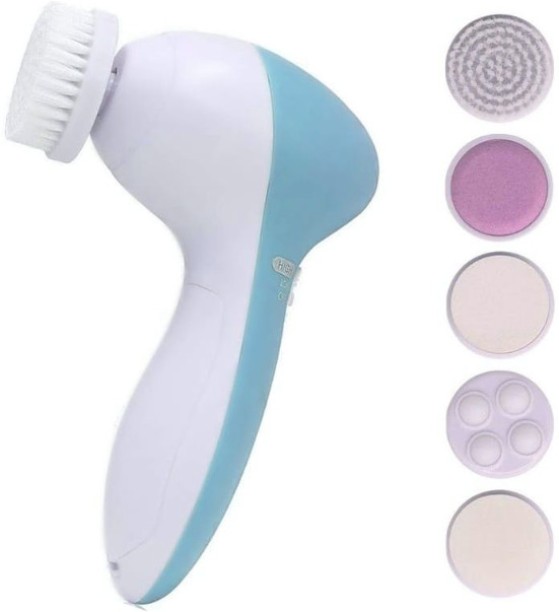 Eco Face Cleaning Brush Set with 5 Heads For Women Facial Kit