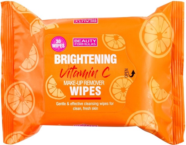 Beauty Formulas Vitamin C Face Wipes Facial Wet Tissue