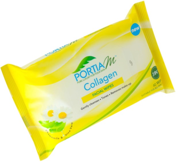 Portia M 3-in-1 Facial Wipes 40s Facial Wet Tissue