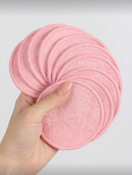 Non branded 10 Pcs Reusable Washable Makeup Remover Pads Facial Dry Tissue