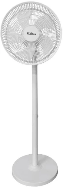 Alva 30cm Rechargeable | 3 Speed, 15W | 3Hr Battery | Includes Charger A 5 mm Energy Saving Pedestal Fan