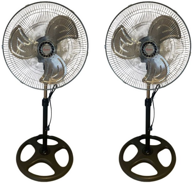 condere Pack of 2- 18" Energy Saving Floor Stand Fan 60W A Floor Fan