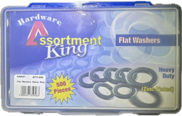 Assortment King Flat Washer Fastener