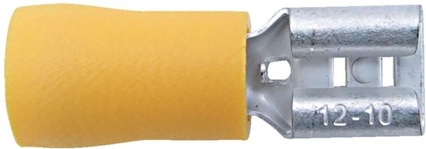 Kennedy Wide Yellow Female Push-On Fastener