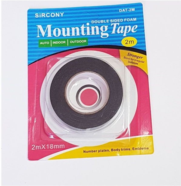 SiRCONY Double-Sided Automotive Tape (2m x 18mm) Fastener