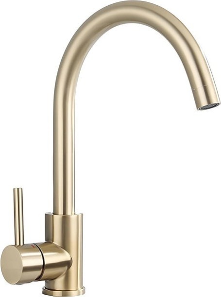 Kessler Stick Brushed Gold BG-1805 Sink Mixer Faucet