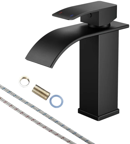 Ace Waterfall With Two 60cm Hose Basin Mixer Faucet