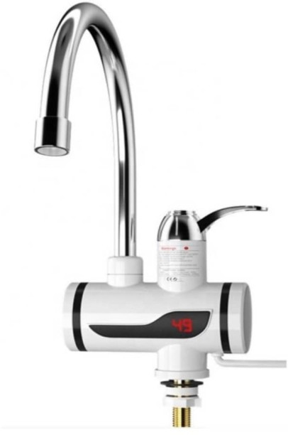 Generic Instant Electric Heating Water Swan Neck Faucet