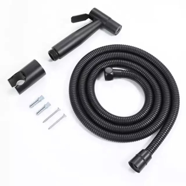 HANDHELD BIDET STAINLESS STEEL SPRAY BLACK Jet Spray Faucet